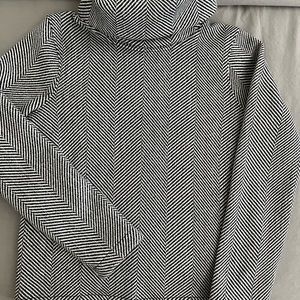 Adorable black and white J Crew turtleneck